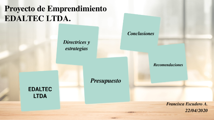 PROYECTO DE EMPRENDIMIENTO by Francisca Escudero Arriaza on Prezi
