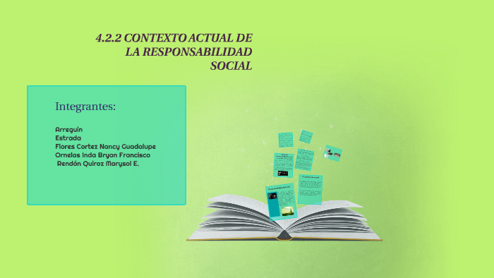 CONTEXTO ACTUAL DE LA RESPONSABILIDAD SOCIAL by nancy guadalupe flores