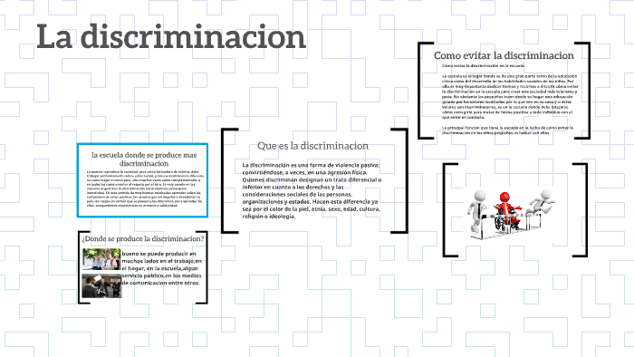 El problema de la discriminacion by Gabriel Gomez on Prezi
