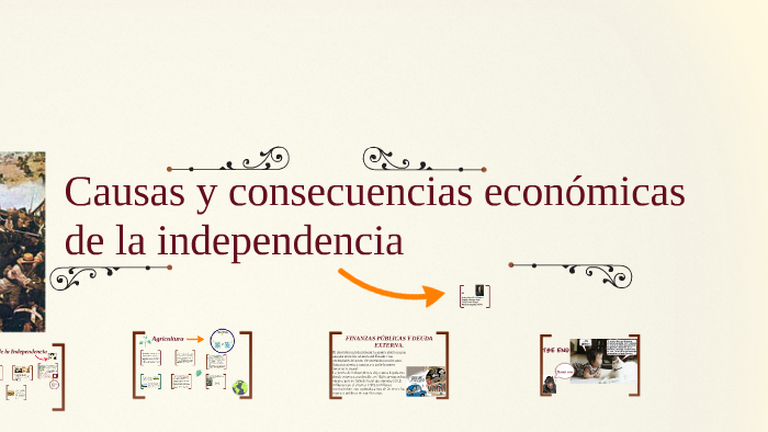 Causas y consecuencias económicas de la independencia by vanessa
