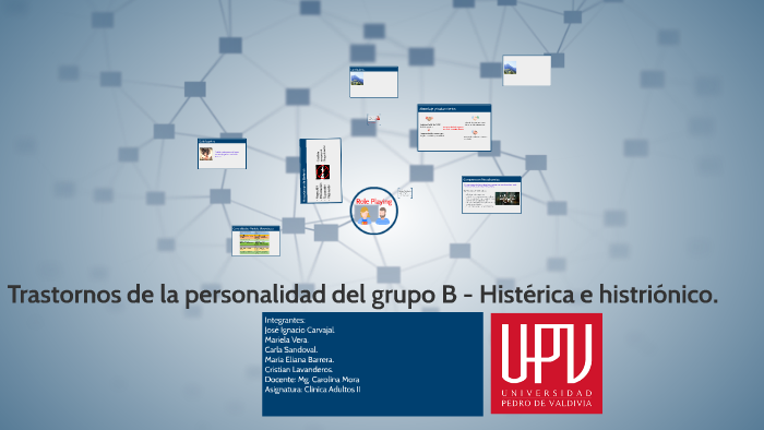 Trastornos De La Personalidad Del Grupo B - Histérica E Hist By ...