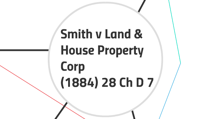 Smith v Land & House Property Corp (1884) 28 Ch D 7 by Timothy Nguyen ...