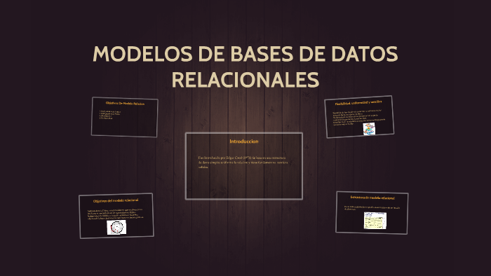 MODELOS DE BASES DE DATOS RELACIONALES by eri misael arroyo cruz on Prezi