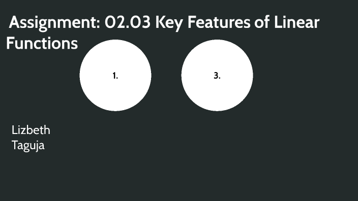 assignment 02 03 key features of linear functions