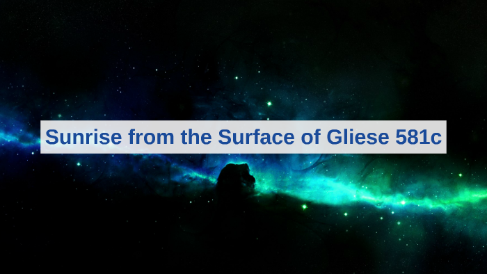 gliese 581c atmosphere