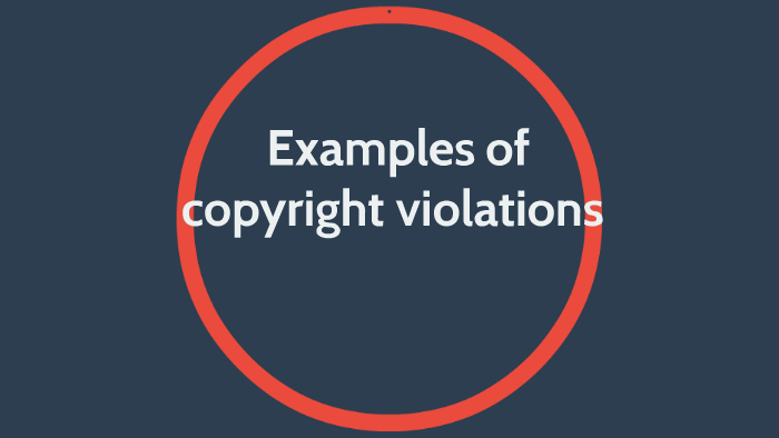 copyright violation case study