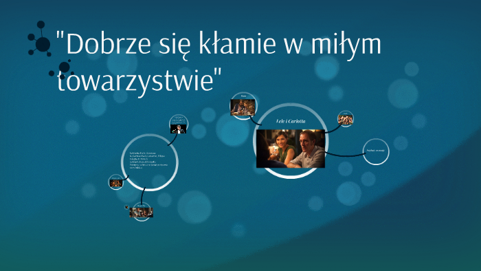 "Dobrze się kłamie w miłym towarzystwie" by Joanna Janecka on Prezi