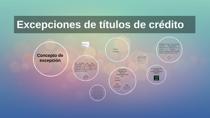 Excepciones de titulos de credito by Checo Alanis on Prezi