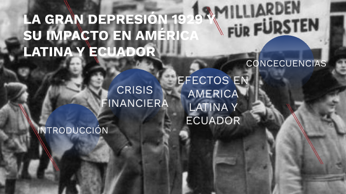 LA GRAN DEPRESIÓN 1929 Y SU IMPACTO EN AMÉRICA LATINA Y ECUADOR by Alex ...