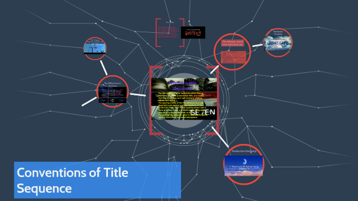 Conventions of Title Sequence by Lakeisha Schultzers on Prezi