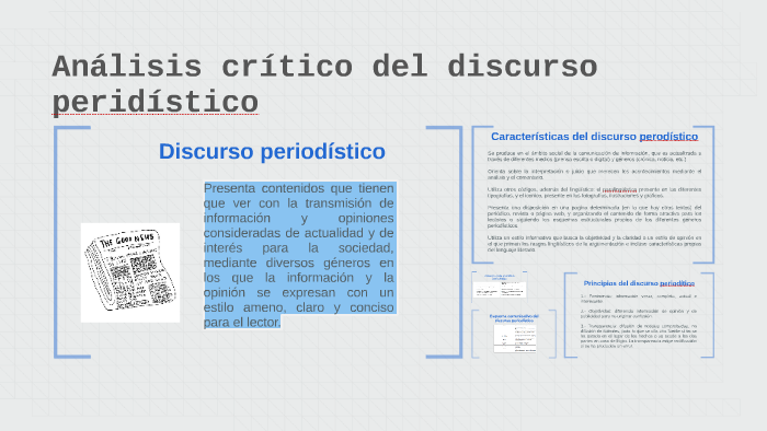 Análisis crítico del discurso peridístico by Damaris Salmerón on Prezi