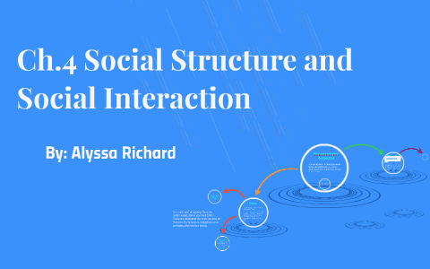 Ch.4 Social Structure And Social Interaction By Alyssa Richard