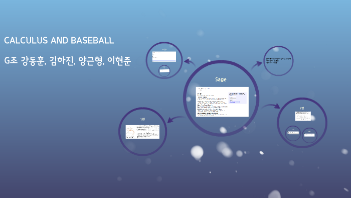 CALCULUS AND BASEBALL by 동훈 강 on Prezi