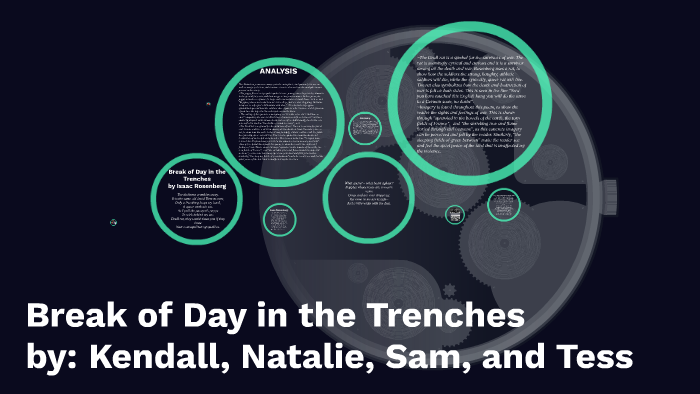 Break Of Day In The Trenches By Sam Horan