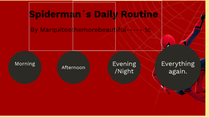 Spiderman´s Daily Routine by Marcos Jimenez on Prezi Next