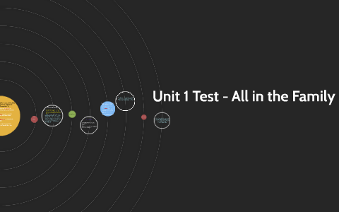 Unit 1 Test - All in the Family by Vivien Pham on Prezi