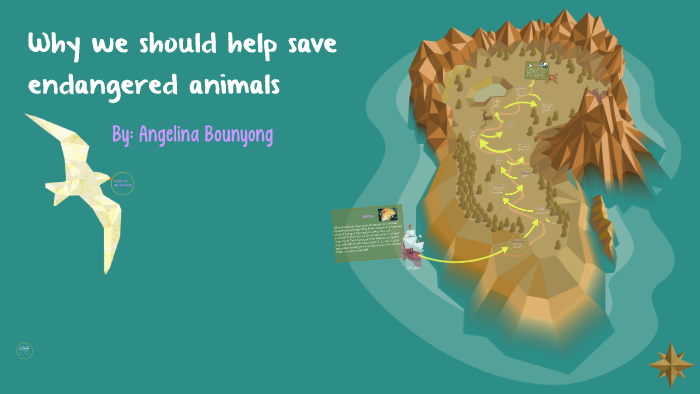 Why we should help save endangered animals by Angelina Bounyong