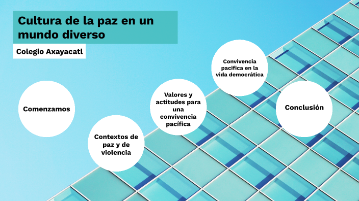 Cultura de la paz en un mundo diverso by Joaquín Chávez on Prezi