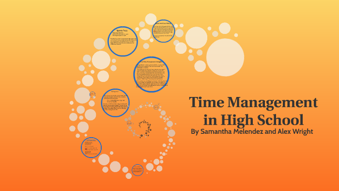 Time Management in High School by samantha melendez on Prezi