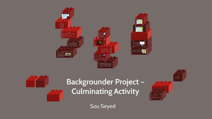 Backgrounder Project – Culminating Activity by on Prezi