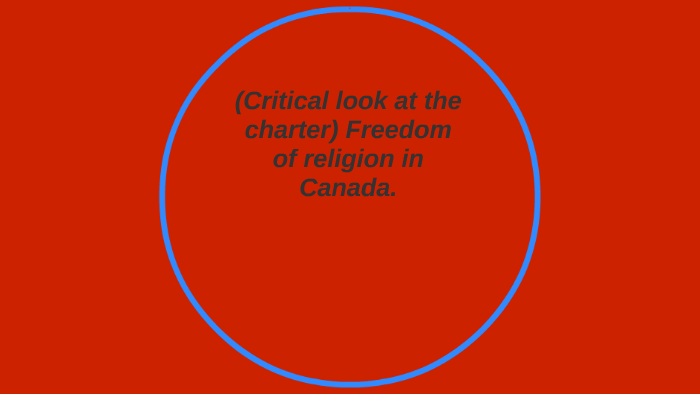 what is the freedom of religion in canada