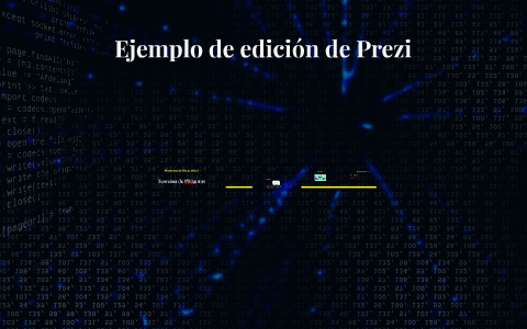 Ejemplo de trabajo con Prezi by on Prezi
