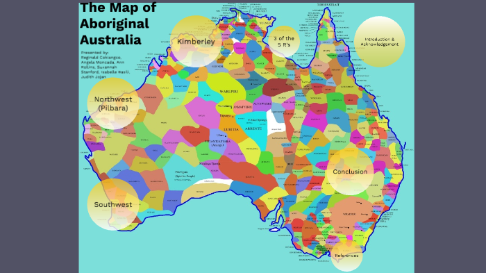 Australian Aboriginal Map Of Lands