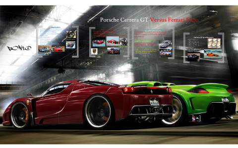 Porsche Carrera GT Versus Ferrari Enzo by Andrew Wood on Prezi Next