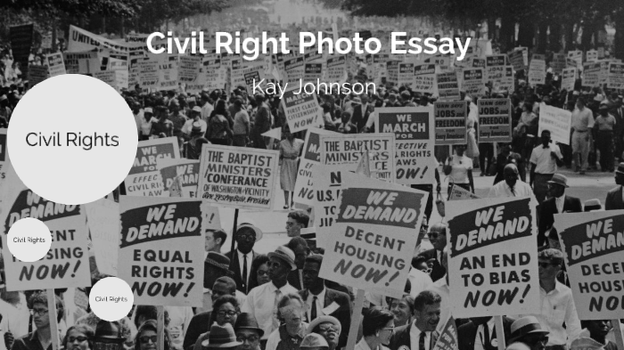 civil rights photo essay