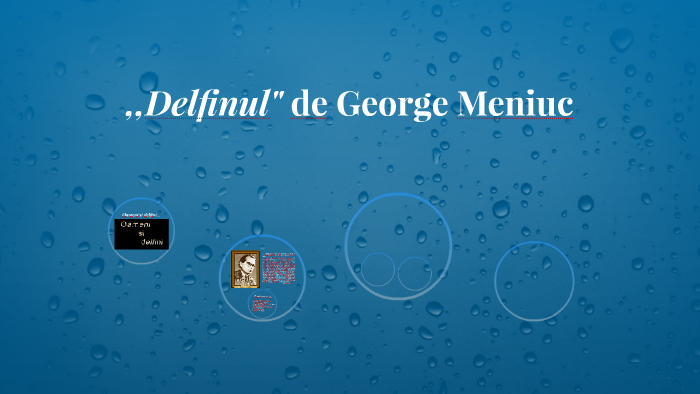 Nuvela Delfinul De George Meniuc