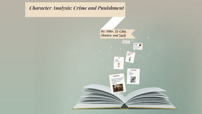 crime and punishment character analysis essay