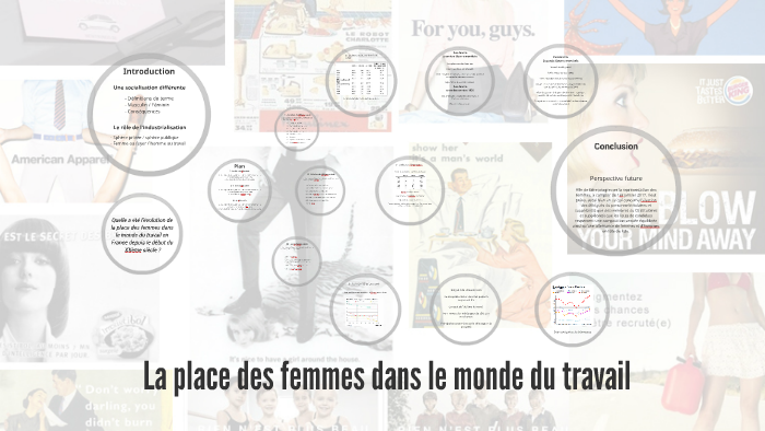 La Place Des Femmes Dans Le Travail En France By Mathilde Picart On Prezi