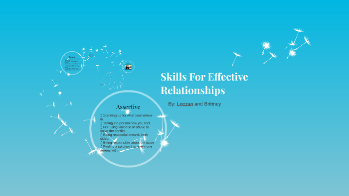 Skills For Effective Relationships by dill pickle on Prezi