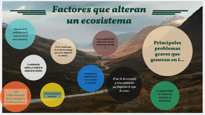 5 Factores Que Afectan El Ecosistema