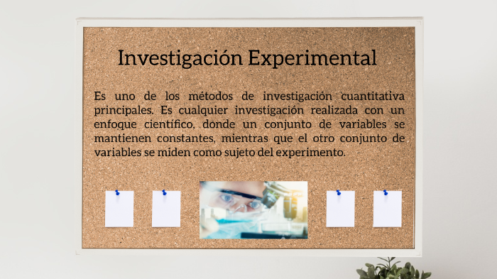 metodos de investigacion experimental y no experimental