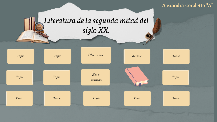 Literatura De La Segunda Mitad Del Siglo XX By Andrea Coral On Prezi