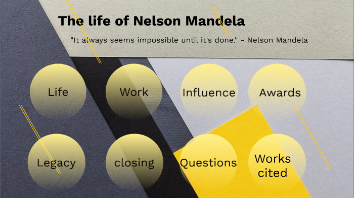 nelson mandela presentation prezi