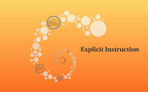 Explicit Instruction by on Prezi