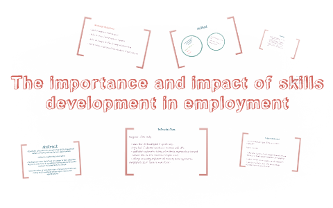 research proposal on skill development and employment