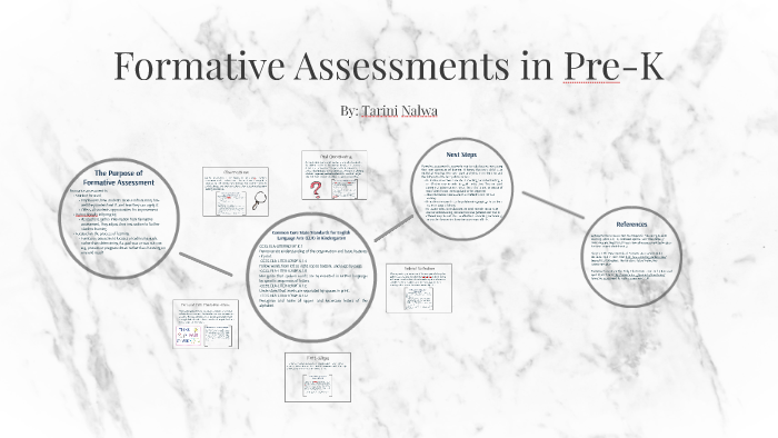 Formative Assessment in Pre-K by Tarini Nalwa on Prezi