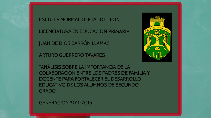 ESCUELA NORMAL OFICIAL DE LEÓN by juan barron on Prezi