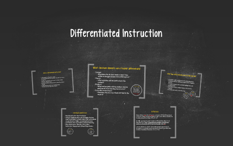 Differentiated Instruction by Jessica Clark on Prezi