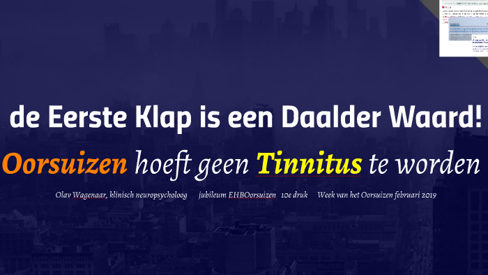 de Eerste Klap is een Daalder Waard! by Olav Wagenaar on Prezi