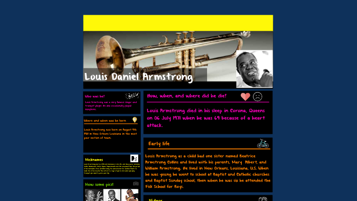 Louis Armstrong prezi by Pearl Lee on Prezi