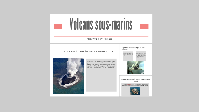 Volcan Sous Marin By Lorie Laurence And J C Volcans