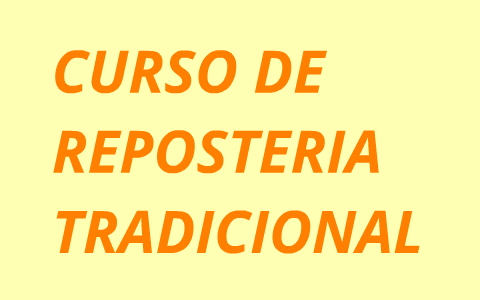 Curso de Repostería Tradicional by Maria Isabel