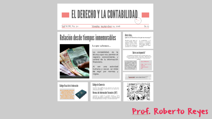 EL DERECHO Y LA CONTABILIDAD By Roberto Reyes