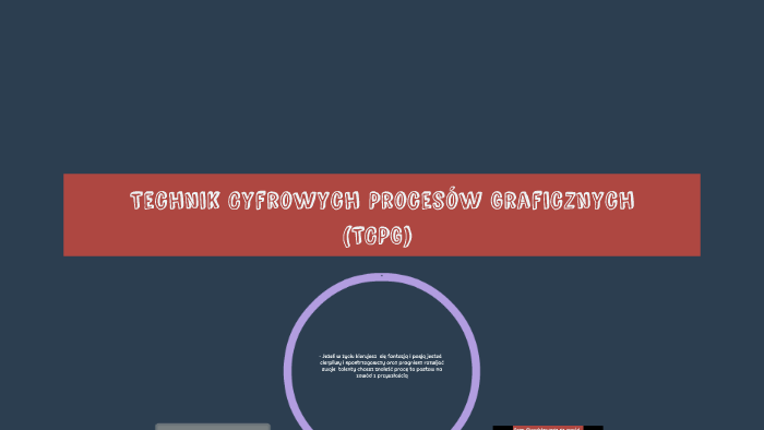 Technik Cyfrowych Procesów Graficznych Plan Lekcji
