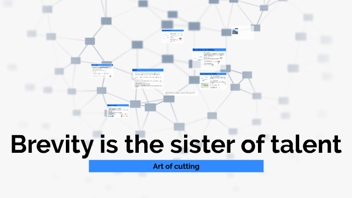Brevity is the sister of talant by Богун Оксана