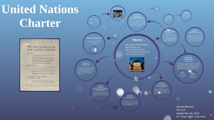 United Nations Charter by Denise Moreno